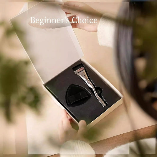 Linear Foundation Spatula Brush – The "No-Waste" Tool for an Ultra-Thin, Airbrushed Finish