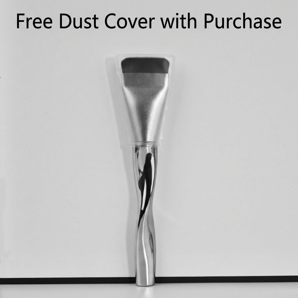 Linear Foundation Spatula Brush – The "No-Waste" Tool for an Ultra-Thin, Airbrushed Finish