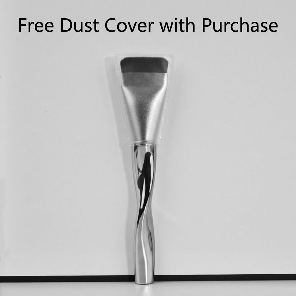 Linear Foundation Spatula Brush – The "No-Waste" Tool for an Ultra-Thin, Airbrushed Finish