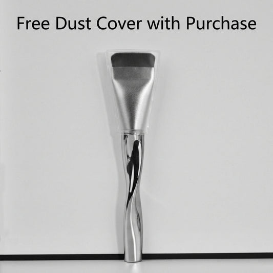 Linear Foundation Spatula Brush – The "No-Waste" Tool for an Ultra-Thin, Airbrushed Finish