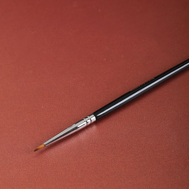 2-in-1 Precision Detail Makeup Brush with Sponge – Fine Tip Eyeliner, Spot Concealing & Under-Eye Coverage