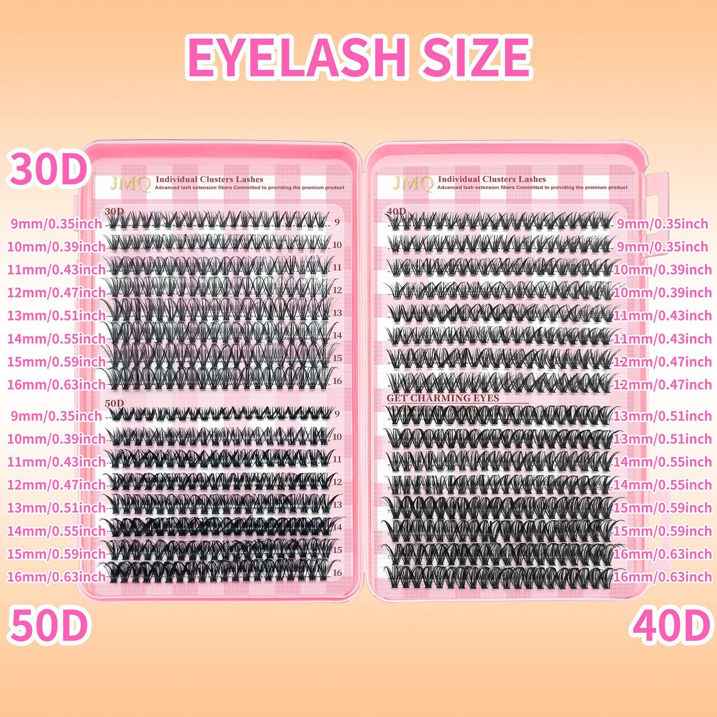 Spiky Fairy 30D Lash Book | Western Style DIY Cluster Lashes