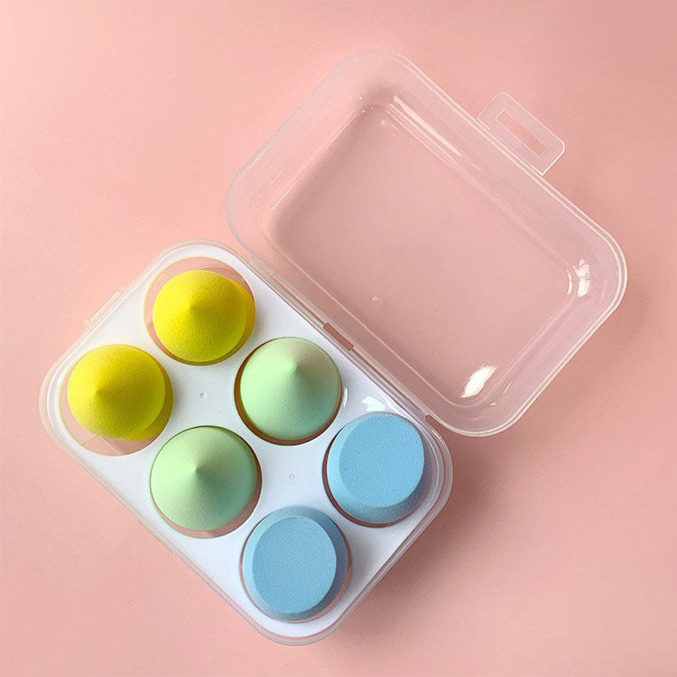 4-Pack Premium Makeup Sponge Set – Mixed Shapes (Teardrop, Angled, Gourd) for Flawless Wet & Dry Blending