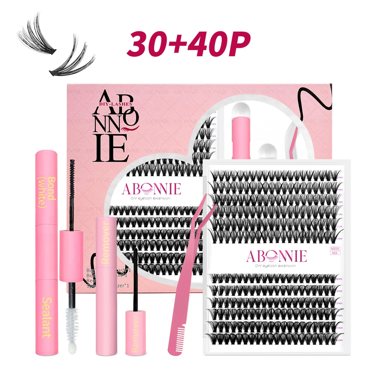 Spiky Fairy 30D Lash Book | Western Style DIY Cluster Lashes