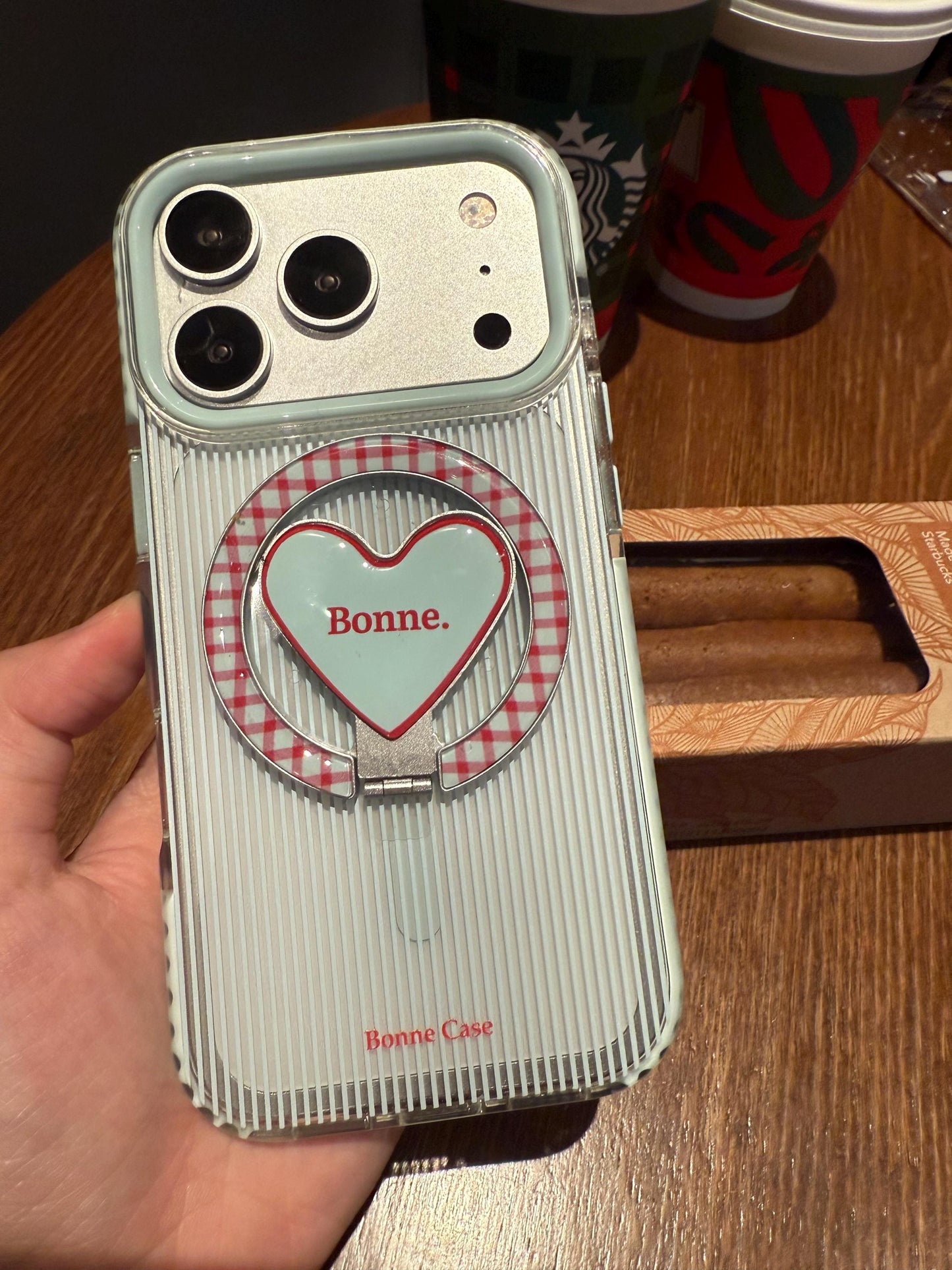 Y2K Star & Heart MagSafe iPhone 16 Pro Max Case. Clear Magnetic Kickstand. Acubi Aesthetic Graffiti Star Cover. Cute Gift for 15 14.